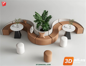 Cafe Furniture Skp Files 